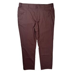 Jack Archer Slim Fit Pants Mens 38x29 (Hemmed) Chocolate Brown Tech Chino Casual